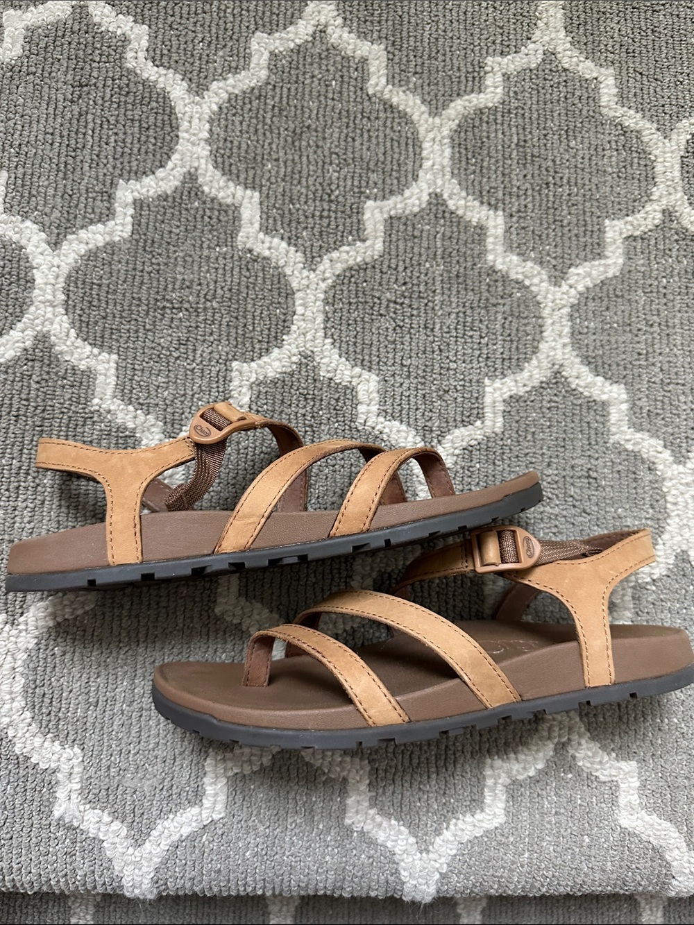Chaco Women's Lowdown Strappy sandal: bone brown - Picture 4 of 5